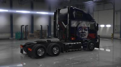 Freightliner Agrossy - Скин В.В.Путин для American Truck Simulator